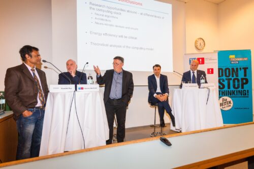 Panel discussion: Kaushik Roy, Johannes Werthner, Josef Broukal, Jochen Borenich and Christian Kolmitzer