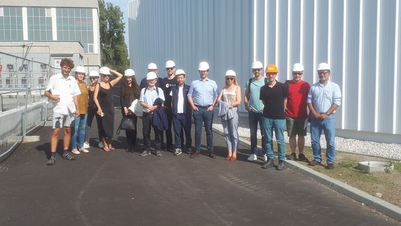 MSc Renewable Energy Systems Students on a trip to Wien Energie