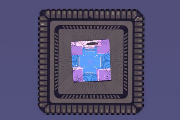 The chip can recognize images within nanoseconds