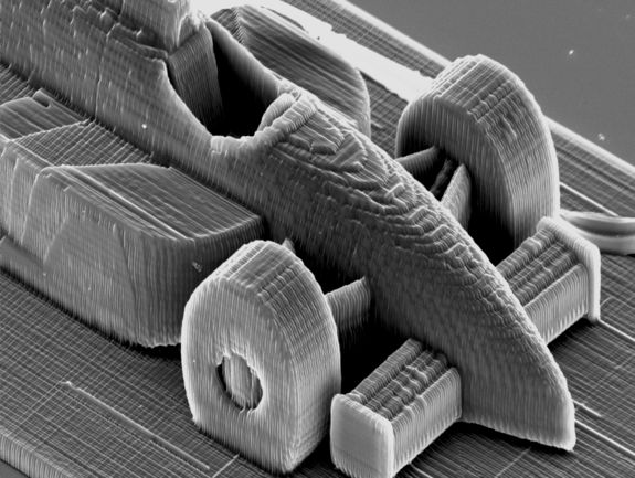 Detail of the racecar