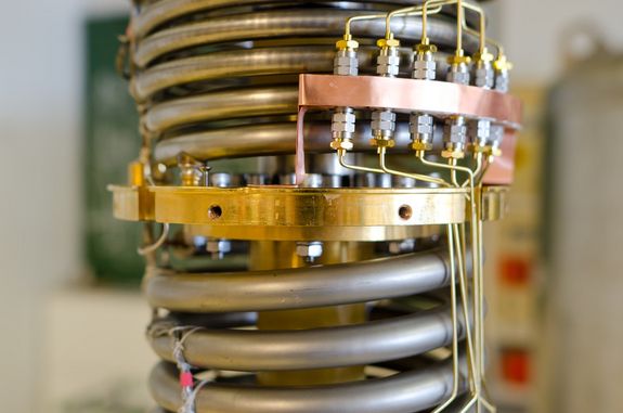 close up of a cryostat