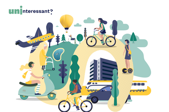 Illustration Themenschwerpunkt Mobilität