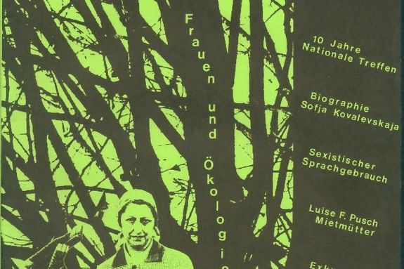 Titelbild: Foto in schwarz/grün gehalten von Frau in Putzkleidung und mit Putzequipment