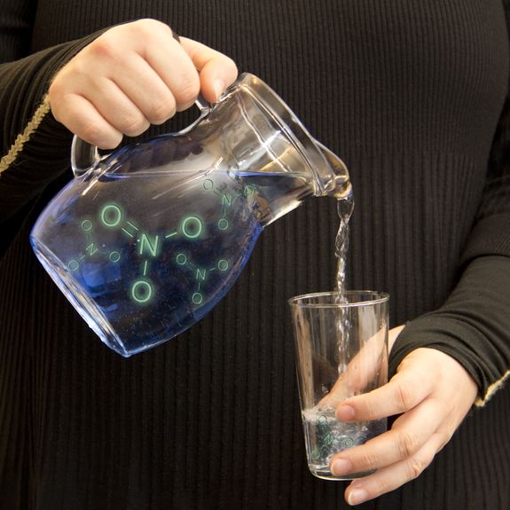 Vorsicht! Nitrat im Trinkwasser ist nicht ungefährlich.