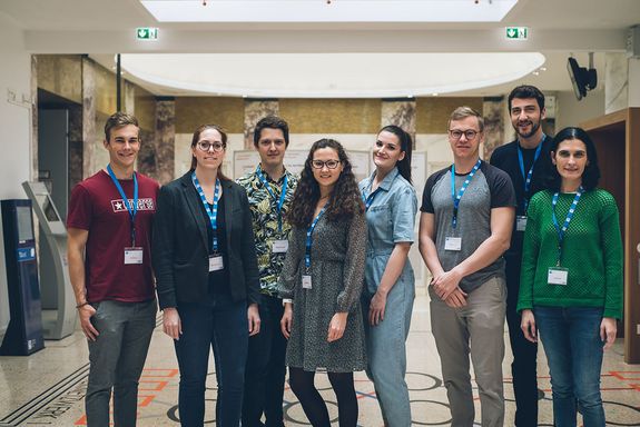 eam picture: Julian Müller, Martina Landman, Matthias Hetzenberger, Sophie Rain, Svetlana Unkovic, Marcel Moosbrugger, Lukas Lehner und Laura Kovacs (von links)
