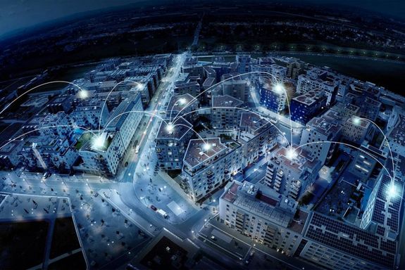 Smart City from a bird's eye view