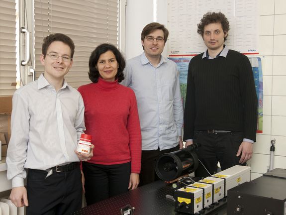 Bernhard Zachhuber, Engelene Chrysostom, Georg Ramer, Christoph Gasser (left to right)