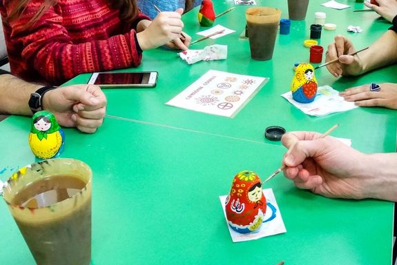 Bemalen von Matroschken