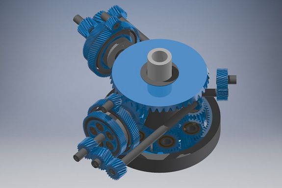 Design of a new helicopter drivetrain