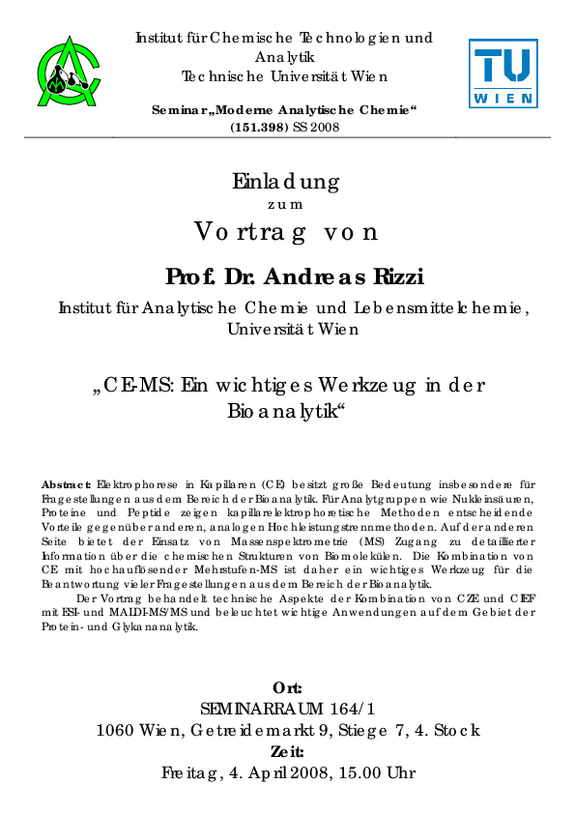 Ehrendoktor für Prof. Herbert Danninger TU Wien