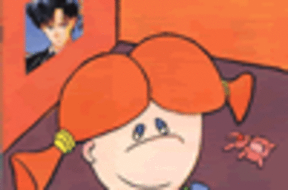 Titelbild: Illustration von Mädchen mit orangen Haaren/zwei Zöpfen