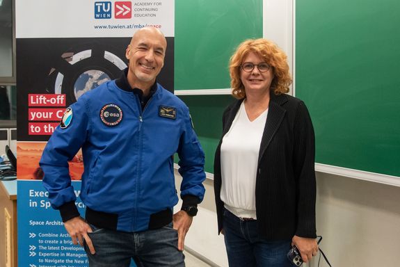 Luca Parmitano and Sandra Häuplik-Meusburger