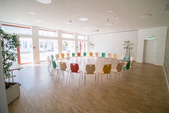 Community hall - Mauerseglerei housing projectCommunity hall - Mauerseglerei housing project