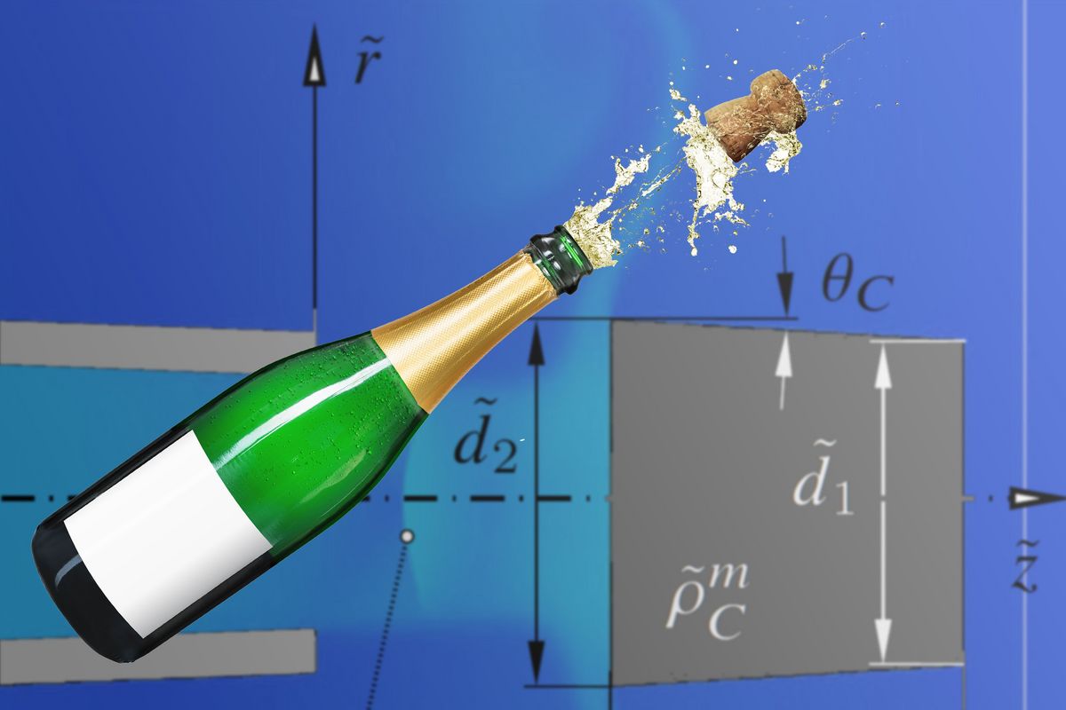 The Physics Behind Popping Champagne Bottles