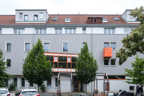 Exterior view of the residential project (street side)